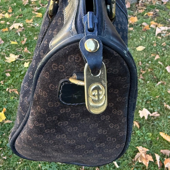 Gucci Vintage Suede Satchel - Picture 16 of 16